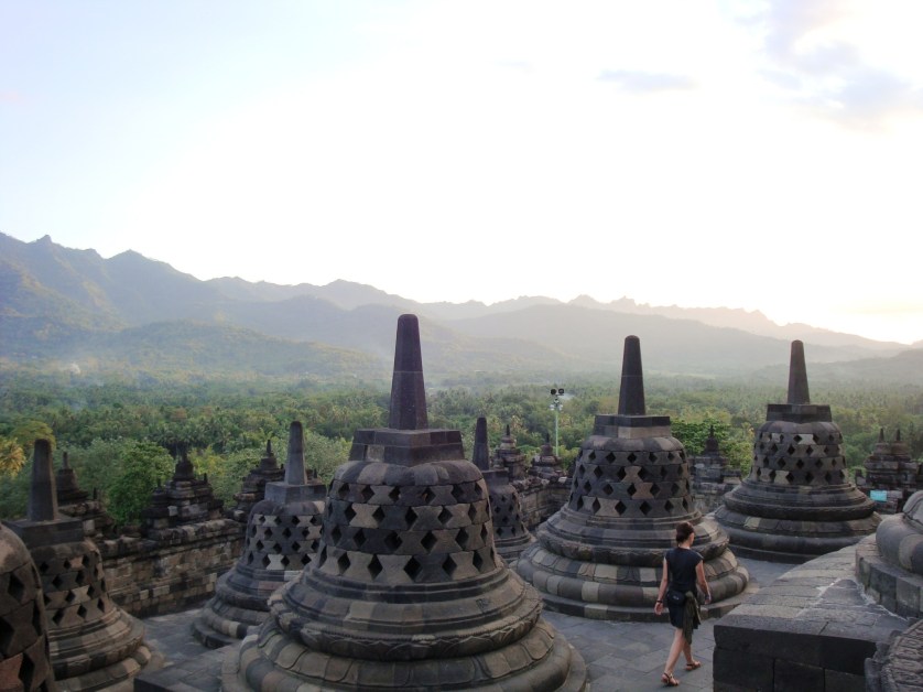 Abendstimmung, Borobudur