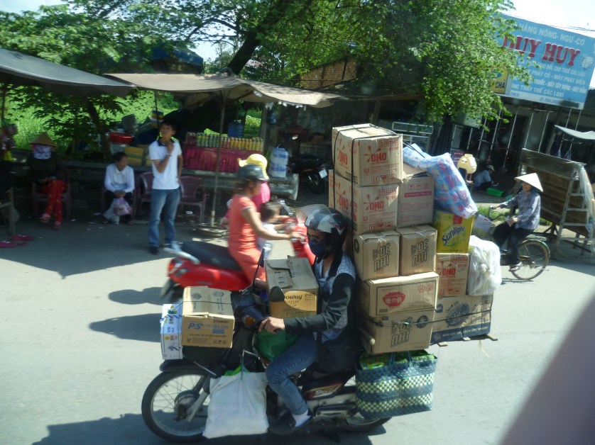 Beladenes Moped, Vietnam