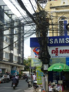 Stromkabel, Phnom Penh