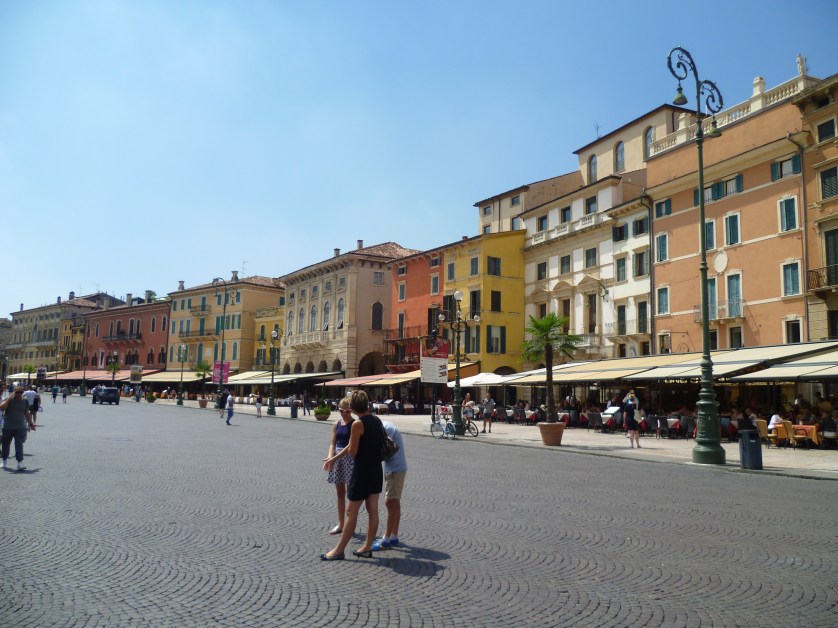 Piazza Bra, Verona, Italien