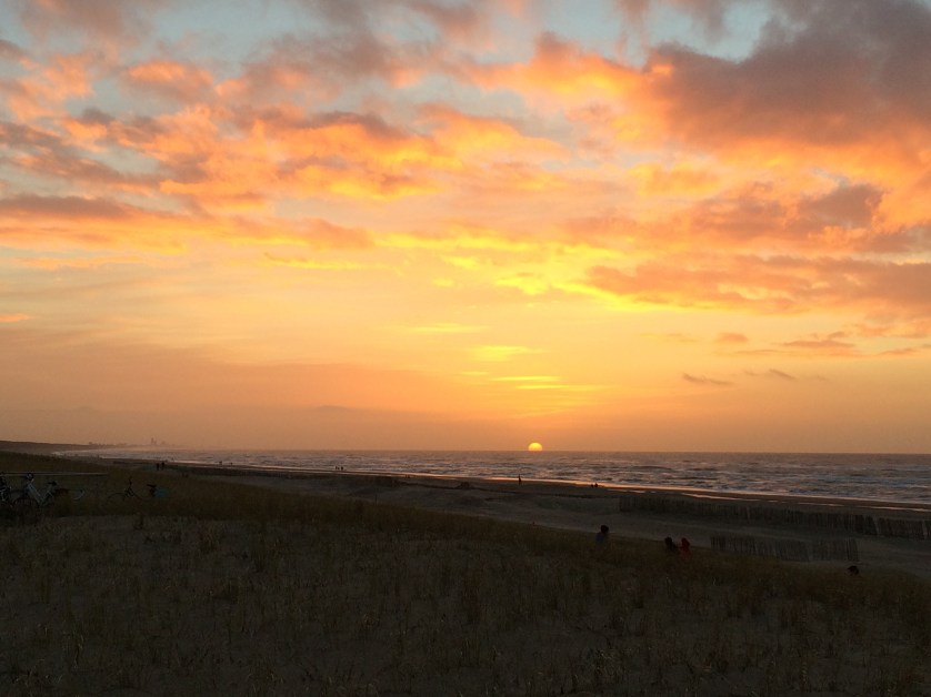 Sonnenuntergang, Katwijk, Holland